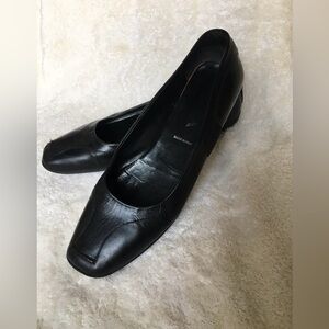 Prada flat black shoes